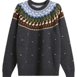 Unlikely Dry Goods Fair Isle Duck Knit Sweater