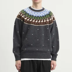 Unlikely Dry Goods Fair Isle Duck Knit Sweater