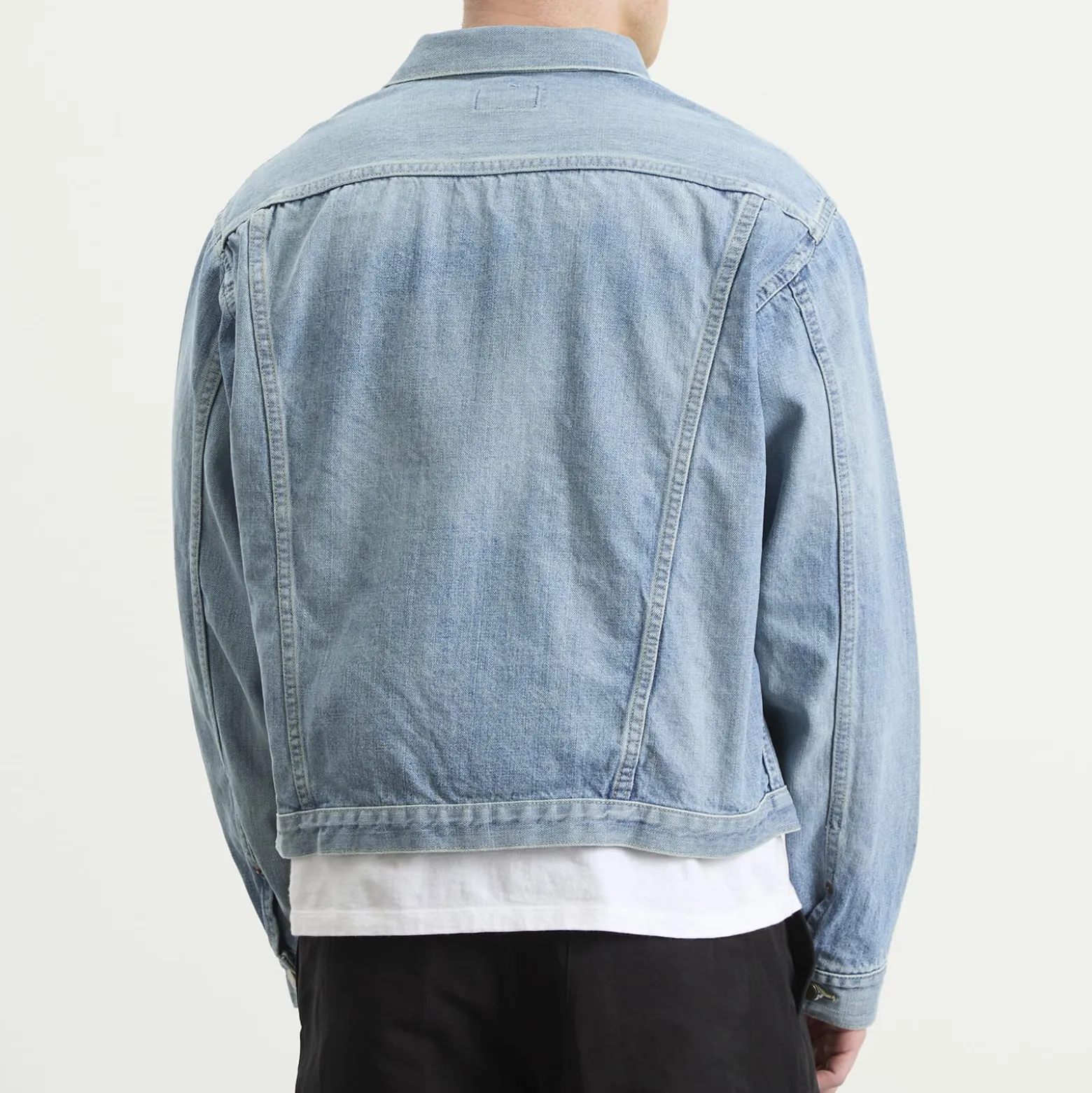 Unlikely Dry Goods Time Travel Denim Trucker Jacket