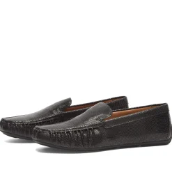 Vagabond Shoemakers Mika Embossed Leather Boat Shoe