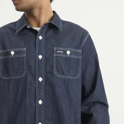 Visvim Mud Wash Denim Shirt