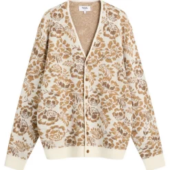 Wax London Alban Floral Jacquard Cardigan