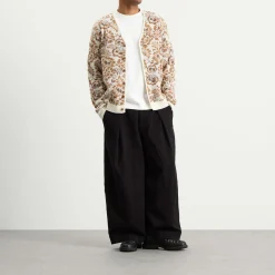 Wax London Alban Floral Jacquard Cardigan