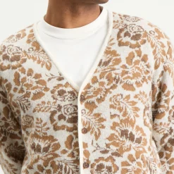 Wax London Alban Floral Jacquard Cardigan