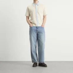 Wax London Belle Tipped Pointelle Shirt