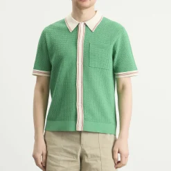Wax London Belle Tipped Pointelle Shirt