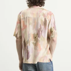 Wax London Didcot Corrigated Floral Vacation Shirt
