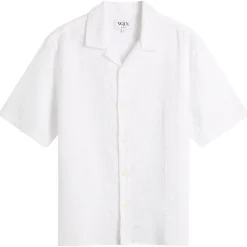 Wax London Didcot Double Weave Grid Vacation Shirt