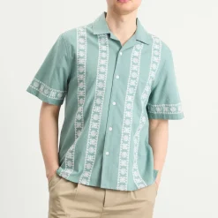 Wax London Didcot Placement Border Vacation Shirt
