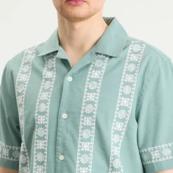 Wax London Didcot Placement Border Vacation Shirt
