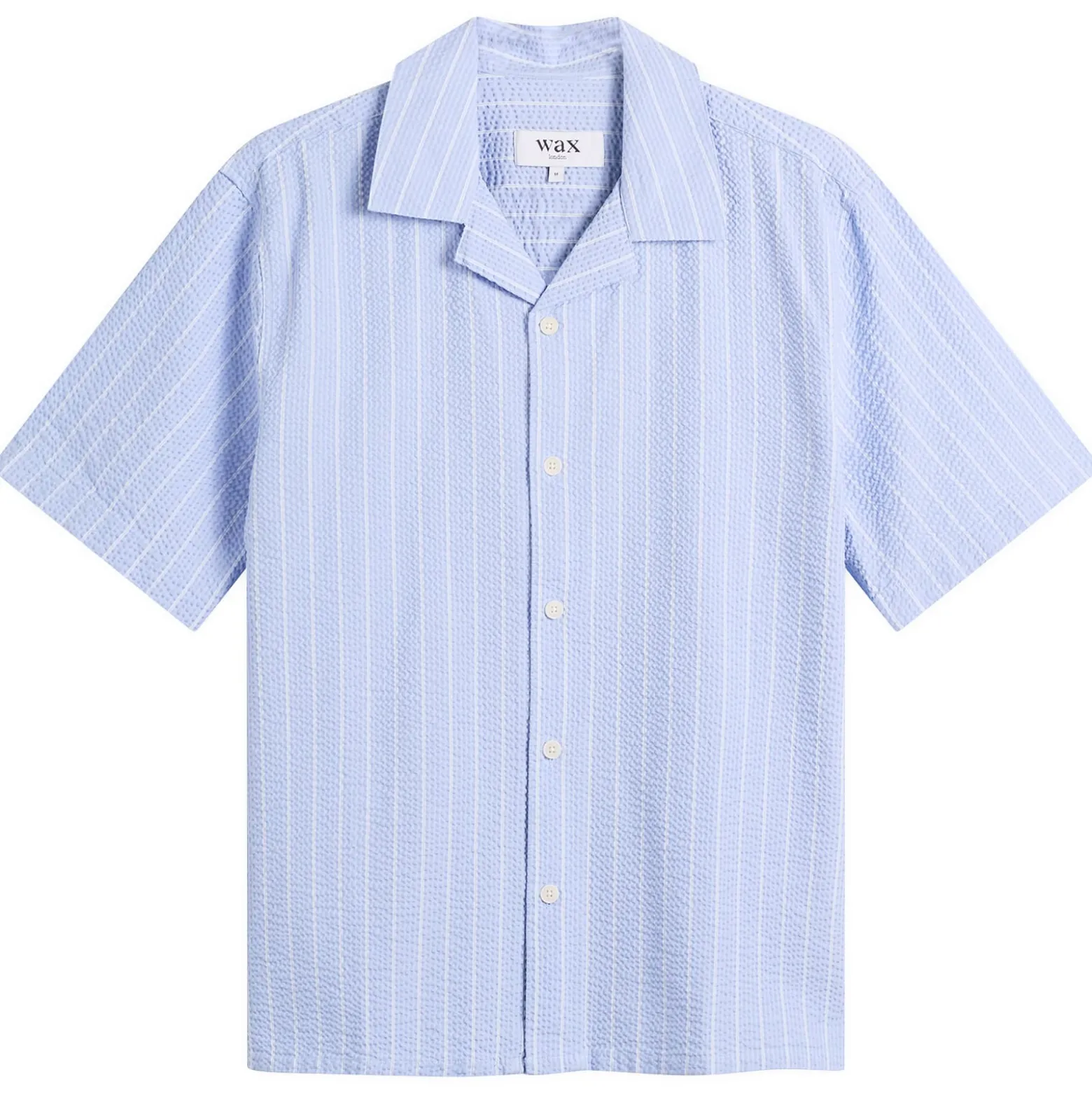 Wax London Didcot Seersucker Stripe Vacation Shirt
