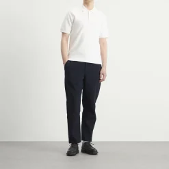 Wax London Kurt Cotton Linen Crinkle Trousers
