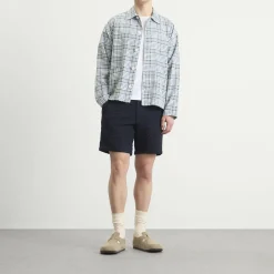 Wax London Kurt Jumbo Seersucker Shorts