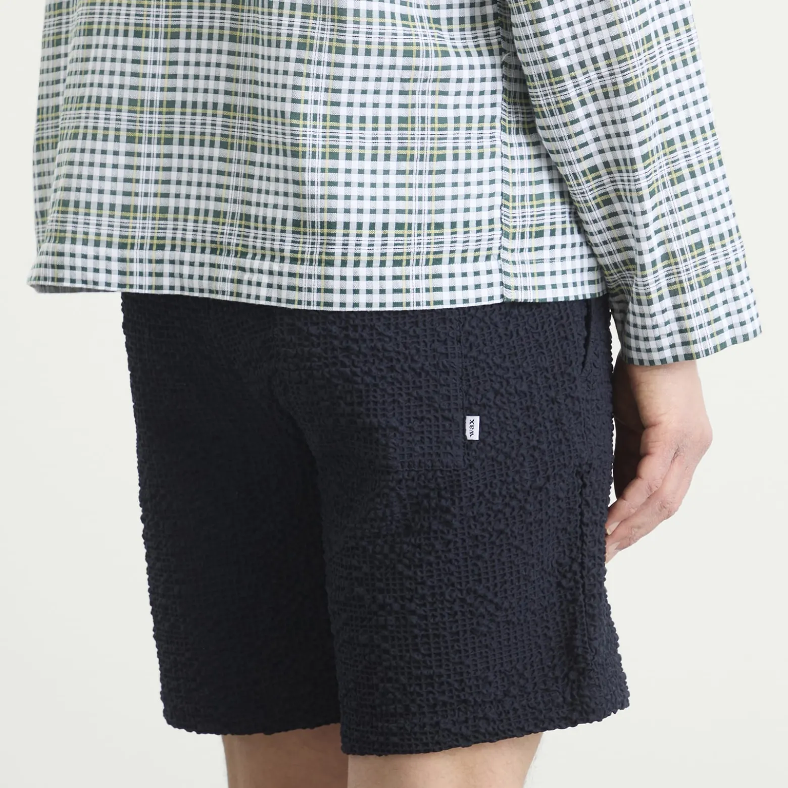 Wax London Kurt Jumbo Seersucker Shorts