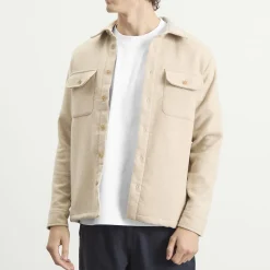 Wax London Lomond Thick Wool Blend Overshirt