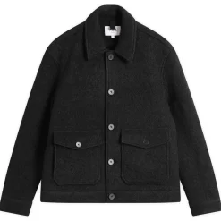 Wax London Newgate Melange Wool Jacket