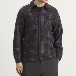 Wax London Whiting Skate Check Overshirt