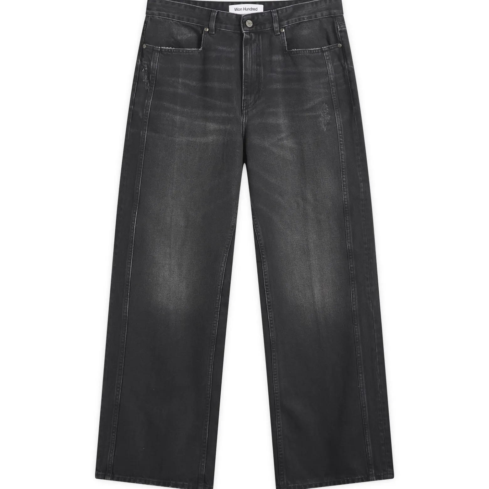Won Hundred Cale Distressed Print Denim Jeans