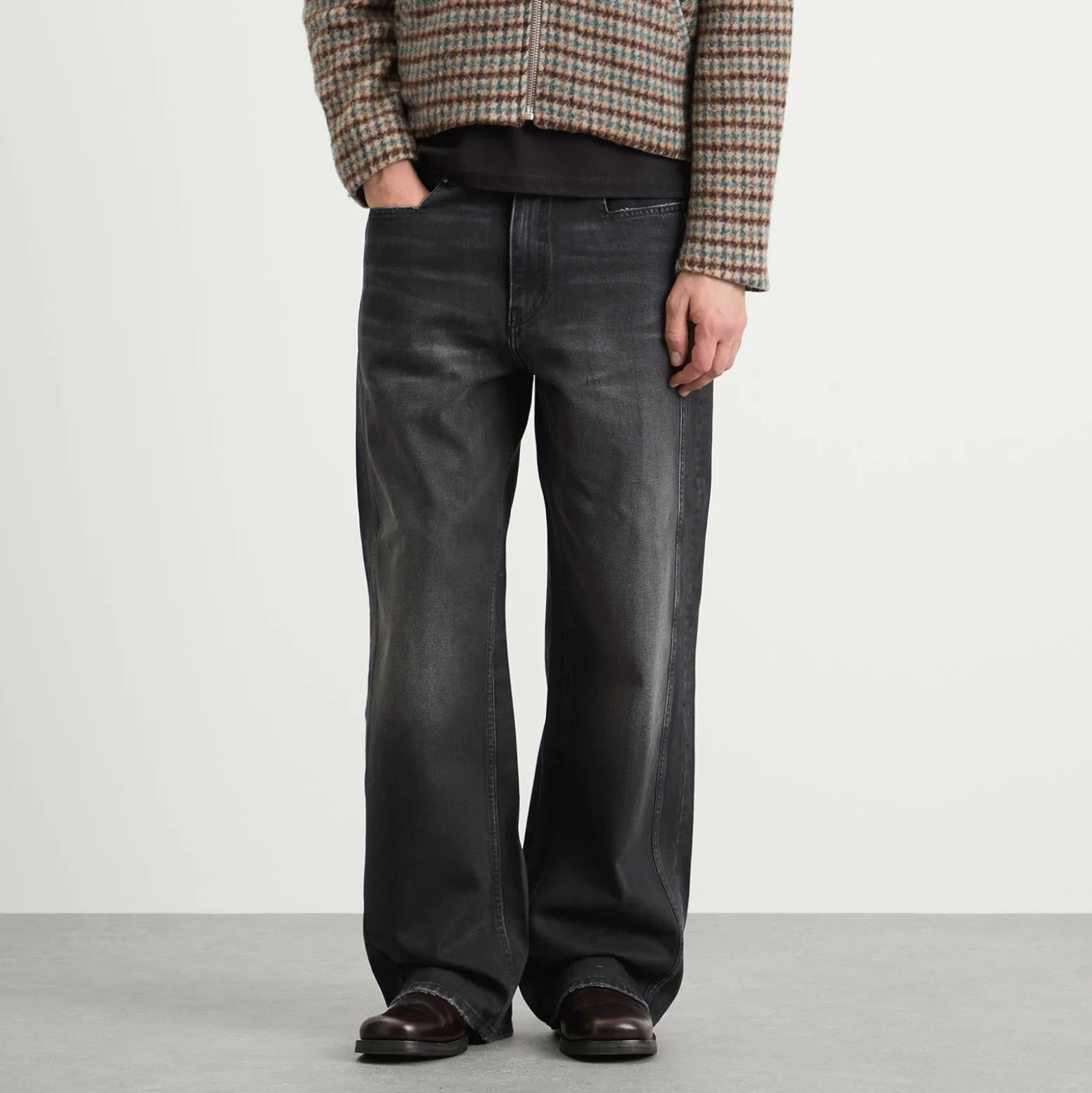 Won Hundred Cale Distressed Print Denim Jeans