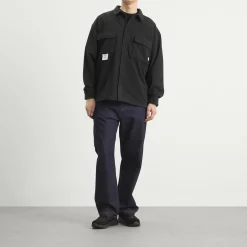 WTAPS Poly Fleece Back Motif Overshirt