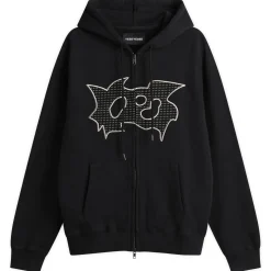 YESEYESEE Bullet Holes Zip-up Hoodie