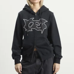 YESEYESEE Bullet Holes Zip-up Hoodie