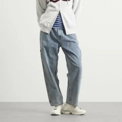 YESEYESEE Comfy Denim Carpenter Pants