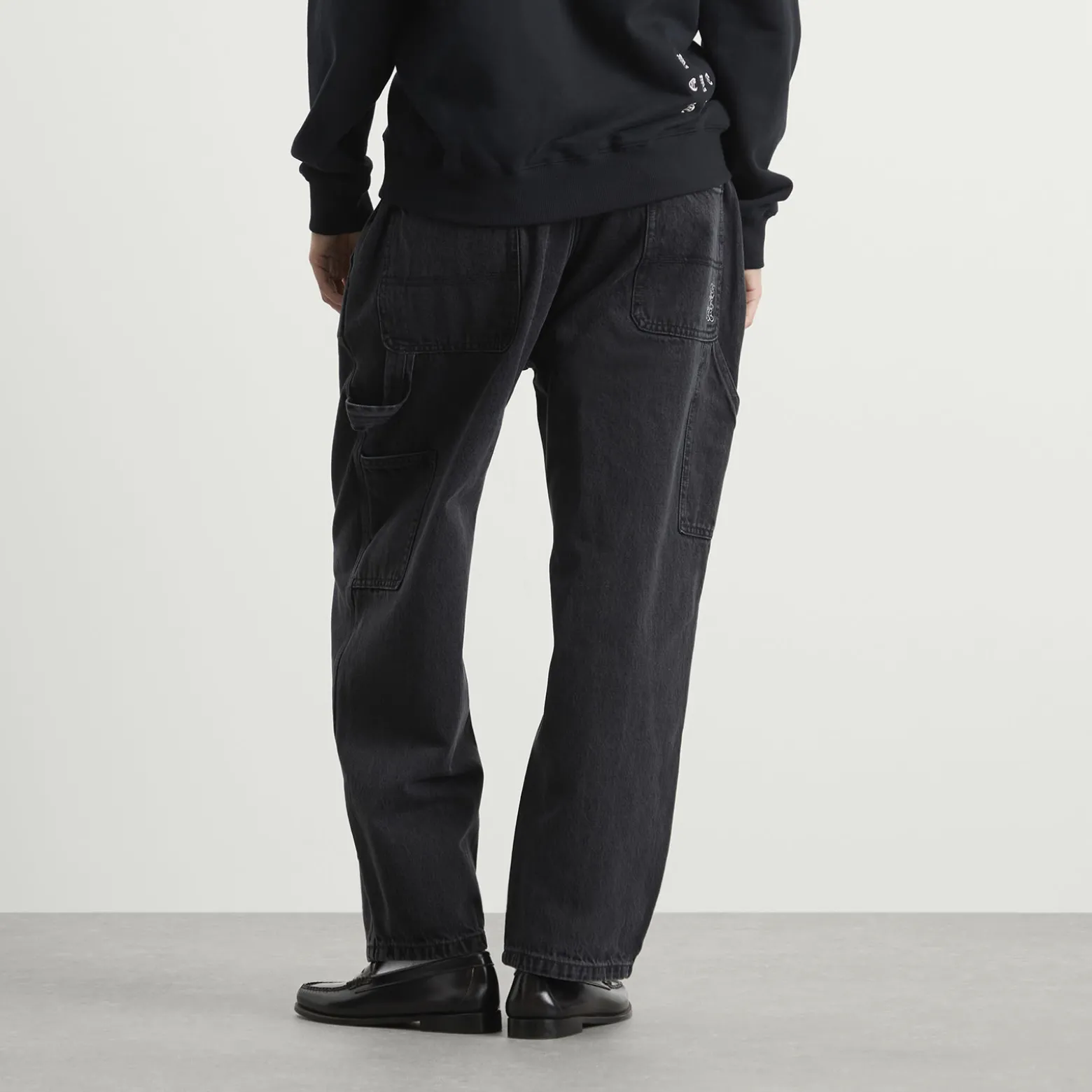 YESEYESEE Comfy Denim Carpenter Pants
