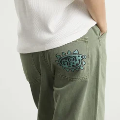 YESEYESEE Flower RIvet Denim Pants