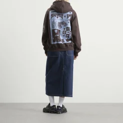 YESEYESEE Scanned Zip-up Hoodie