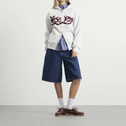 YESEYESEE Y.E.S Snail Logo Zip-up Hoodie
