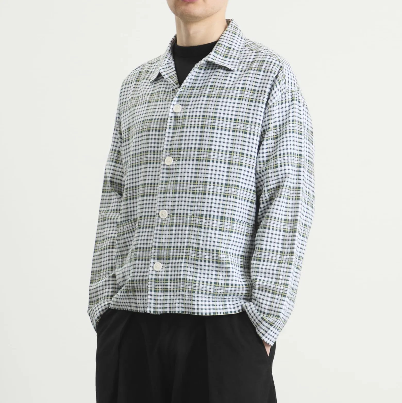 YMC Cotton Check PJ Overshirt