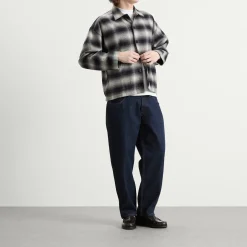 YMC PJ Check Flannel Overshirt