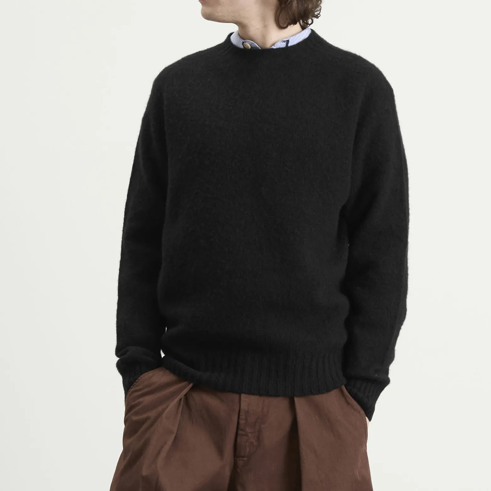 YMC Suedehead Crew Neck Jumper