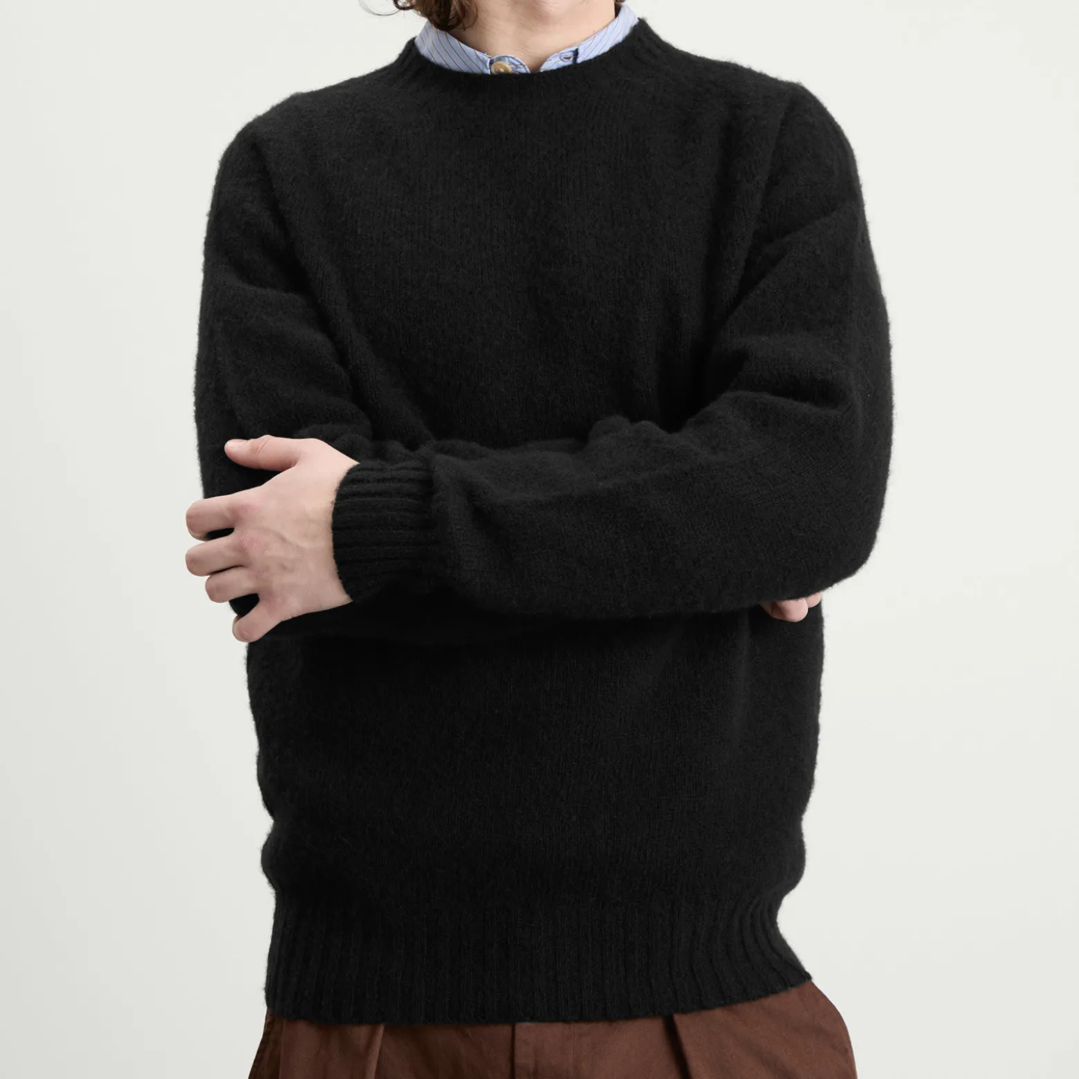 YMC Suedehead Crew Neck Jumper