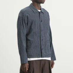 YMC Waffle Check PJ Shirt