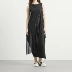 Y-3 Mesh Midi Dress
