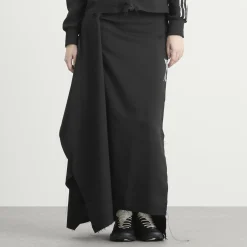 Y-3 3-Stripe Midi Skirt