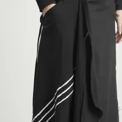 Y-3 3-Stripe Midi Skirt